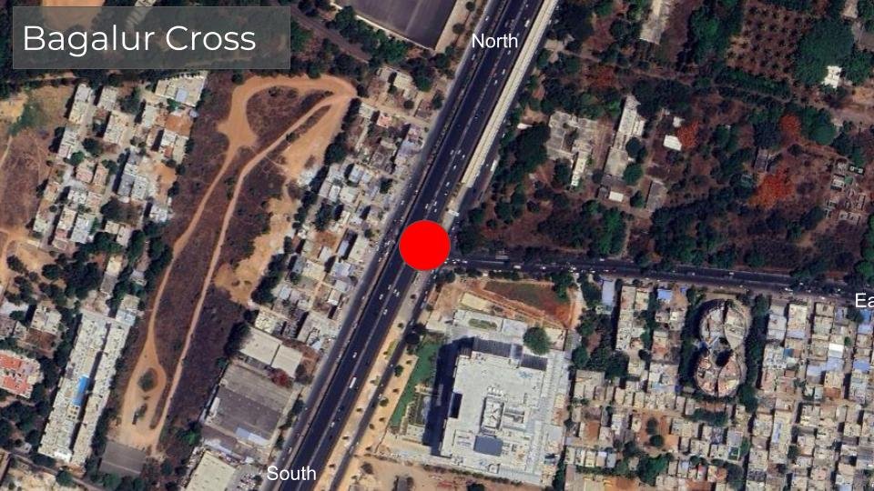 Bagalur Cross satellite view