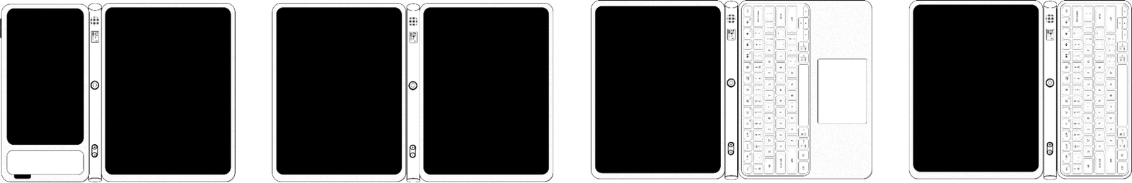 Module configurations lineup showing all form factors