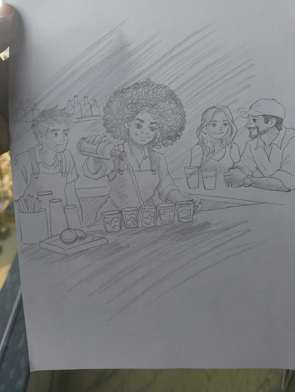 Bartender Sketch