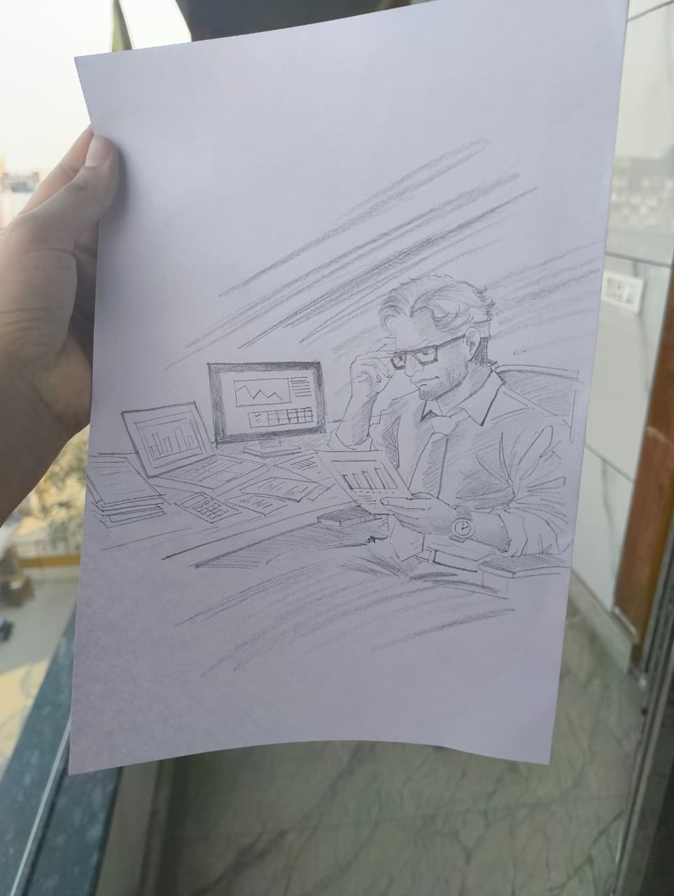 Bar Accountant Sketch